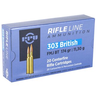 PPU PPU Rifle Ammo 303 British FMJ BT 174GR 20ct