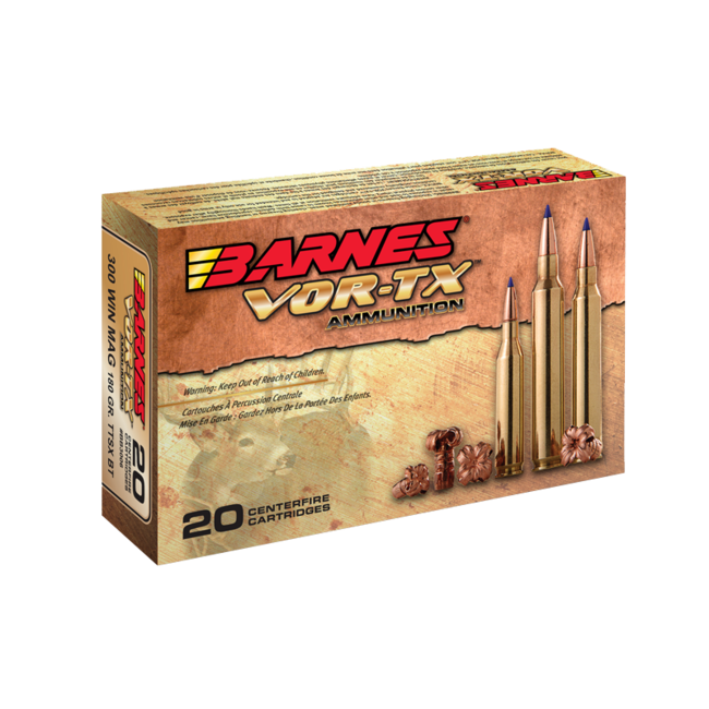 Barnes Barnes Vor-TX Rifle Ammo 30-06 SPR TTSX BT 180GR 20ct — Siwash Sports