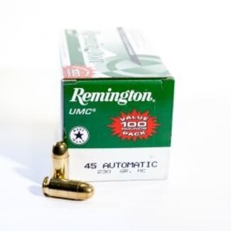 Remington Remington UMC Value Pack 100Rds 45 ACP Pistol Ammo