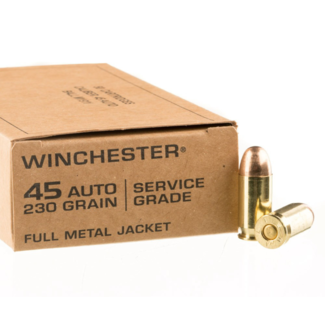 Winchester Winchester 45 Auto 230 GR  Service Grade FMJ 500ct
