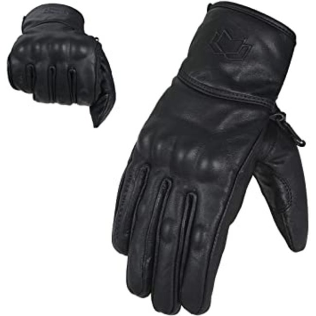 Golden Plaza Leather Gloves/ knuckle protection M