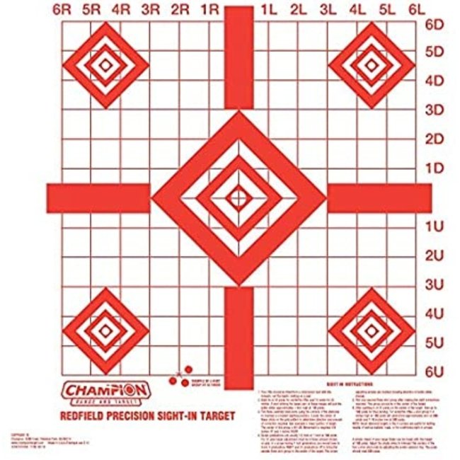 Champion Champion Red Field Precision Sight-in Target