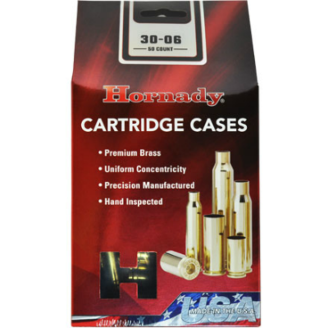Hornady Hornady 30-06 Cartridge Cases Unprimed Brass