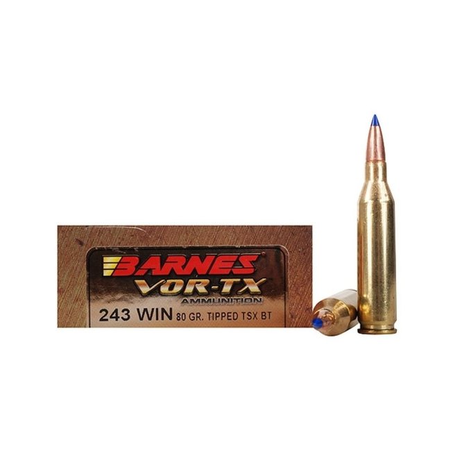 Barnes .243 80GR Vor-Tx TTSX BT 20 Rds