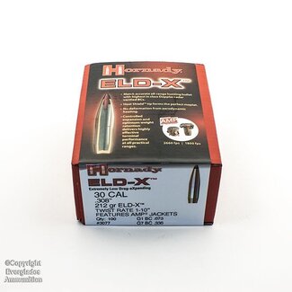 Hornady .30 CAL (.308) 212GR ELD-X