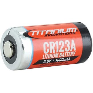 Titanium Titanium CR123A 3.0V Battery