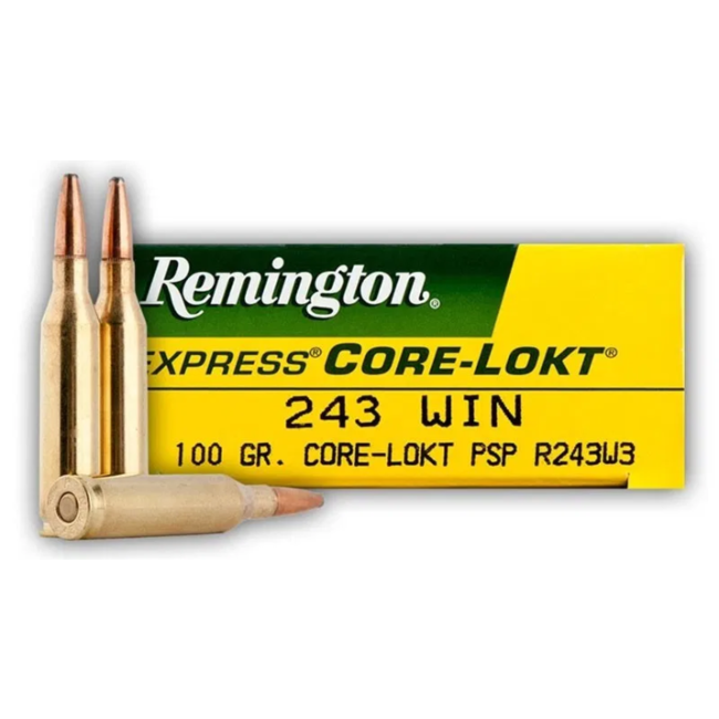 Remington Remington core lokt 243 win 100gr psp