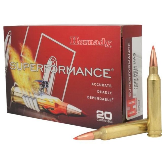 Hornady Hornady Superformance 7mm REM MAG 162gr sst 20ct — Siwash Sports