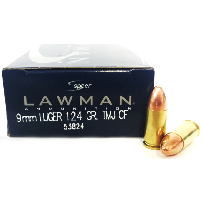 CCI CCI 9mm Luger 124 GR TMJ CF Lawman Lead Free 1000ct
