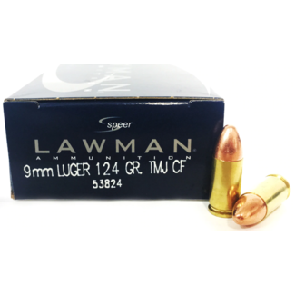 CCI CCI 9mm Luger 124 GR TMJ CF Lawman Lead Free 50ct
