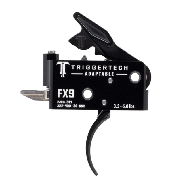 Trigger Tech Trigger Tech AR FX-9 / Adaptable (3.5 - 6.0 lbs) / PVD Black Curved