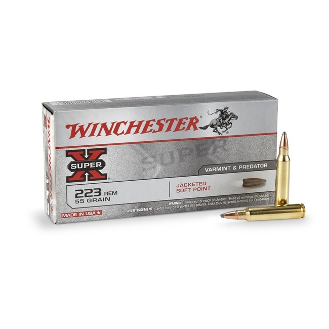 Winchester Winchester Super X 223 REM JSP 55 Grains 20ct