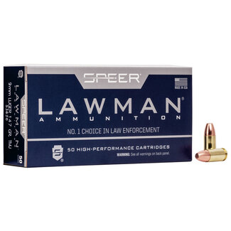 CCI/SPEER CCI 9mm Luger 147GR TMJ CF Lawman Lead Free 50ct