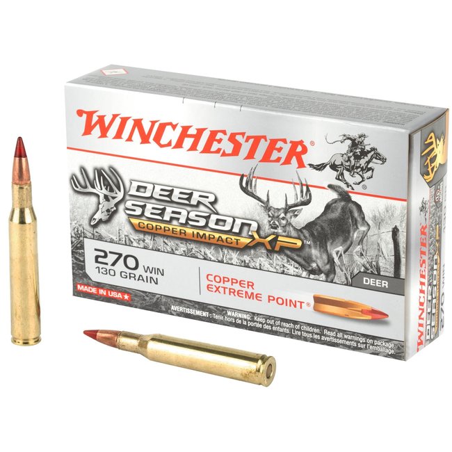 Winchester Winchester 270WIN 130GR Deer Season XP Copper Impact 20ct