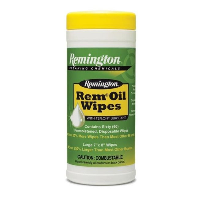 Remington Remington Oil Wipes 60 pack