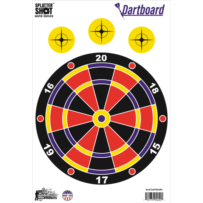 Pro-shot Pro-Shot Splatter Shot Game Series 12"x18" Dartboard