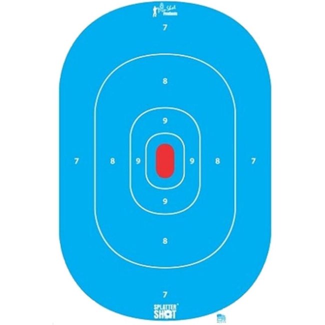 Pro-shot Pro-Shot 12x18 High Visibility Blue Target 8 PK