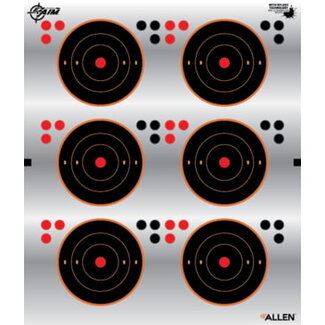 Allen Allen Ez Aim 3" Aiming Dots 6 Dots Per Sheet 4 Pack