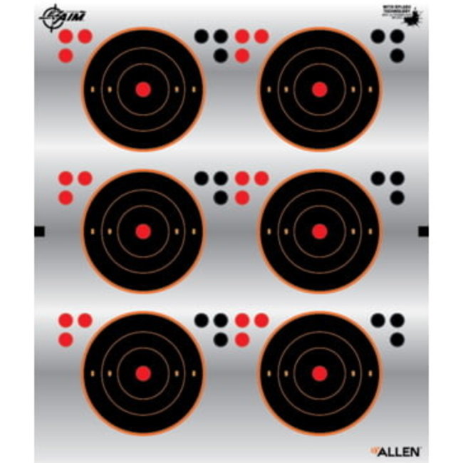 Allen Allen Ez Aim 3" Aiming Dots 6 Dots Per Sheet 4 Pack