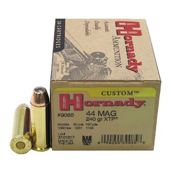 Hornady Hornady XTP Custom Pistol Ammo 44 MAG 240GR 20ct