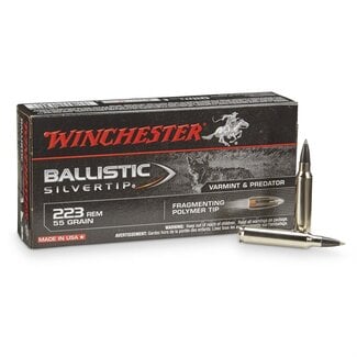 Winchester 223 Rem 55 Grain Ballistic Silvertip 20 Rounds