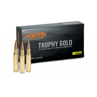 HSM HSM 300 WSM 168GR Match Hunting VLD Trophy Gold Berger HPBT 20ct
