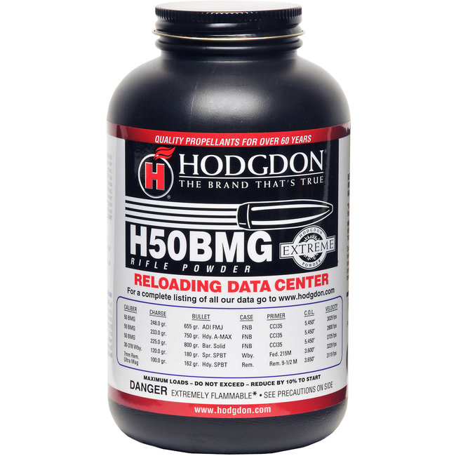 Hodgdon Hornady H50BMG Smokeless Powder 1LB