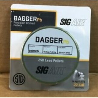 Sig Sauer Sig Air Dagger PB Domed 22 Cal 16.6GR 250 ct Blister Pack
