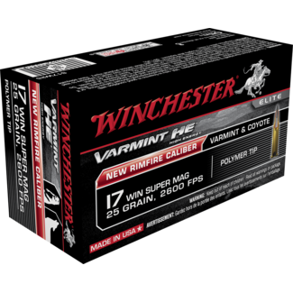 Winchester Winchester 17 Win Super Mag 25GR Varmint HE 50ct