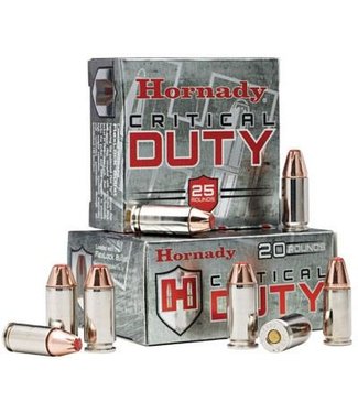 Hornady Hornady 90226 Critical Duty 9mm Luger+P 135GR Flex Lock 25RDS