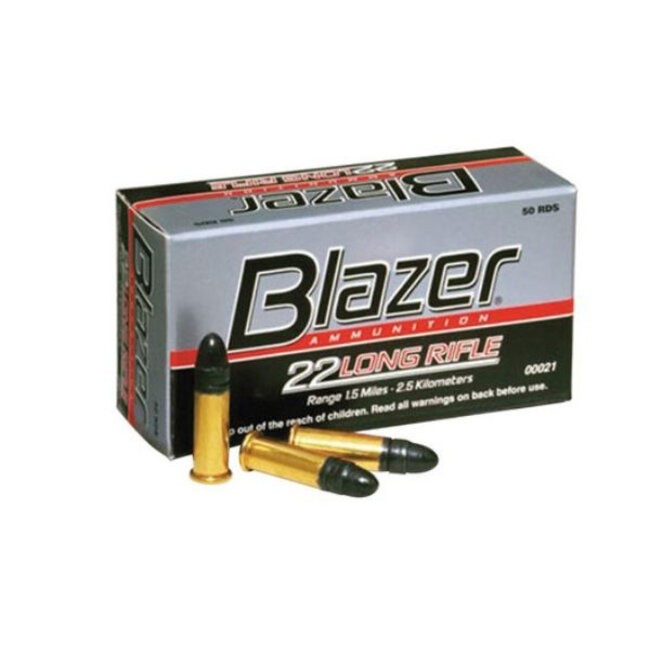 Blazer Rimfire  .22LR 40GR LRN  500 rds — Siwash Sports