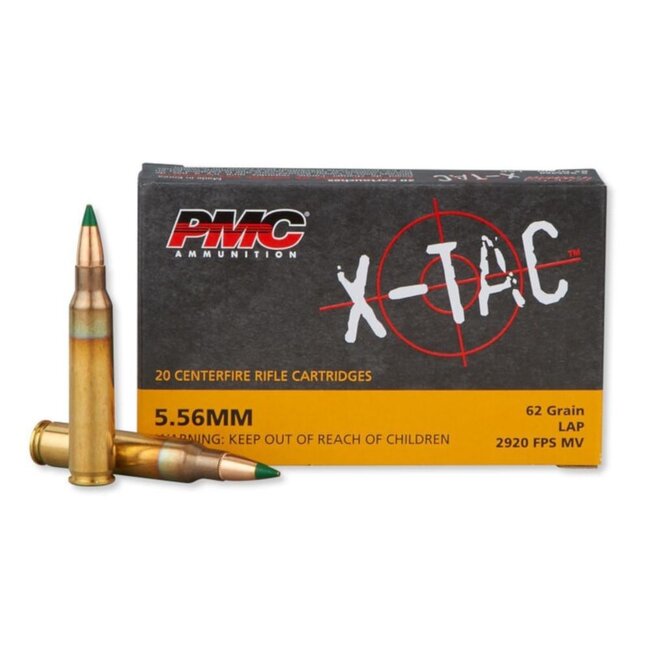 PMC PMC 5.56x45mm 62GR Green Tip 100 Rounds Battle Pack — Siwash Sports