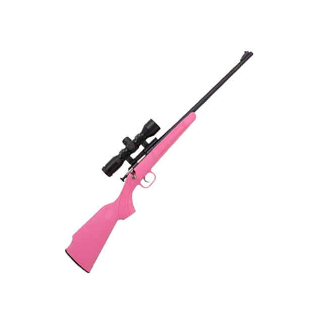 Keystone Cricket 22LR pink syn/ scope, mount, case