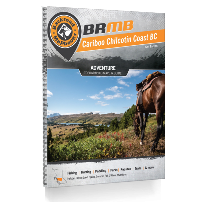 BRMB Backroad Mapbook Cariboo Chilcotin Coast BC 6th Ed