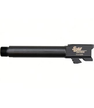 SGM Tactical Glock 19 Compatible Threaded Barrel Black Nitride Finish 114mm