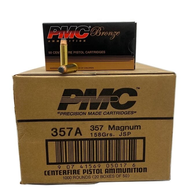 PMC PMC Bronze .357A 158gr JSP 1000 rds
