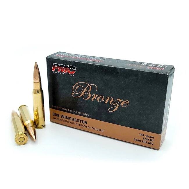PMC Bronze 308 WIN 147GR FMJ BT 20 ct — Siwash Sports