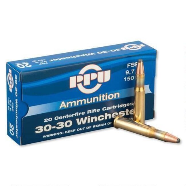 PPU 30-30win fsp 150gr 20ct — Siwash Sports