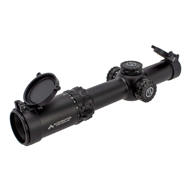 Primary Arms SLx8 Silver Series 1-8X24 FFP Rifle Scope Illuminated ACSS Raptor 5.56/.45.308
