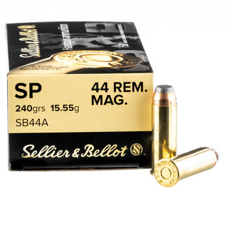 Sellier & Bellot 44 MAG 240GR - 600 Rounds