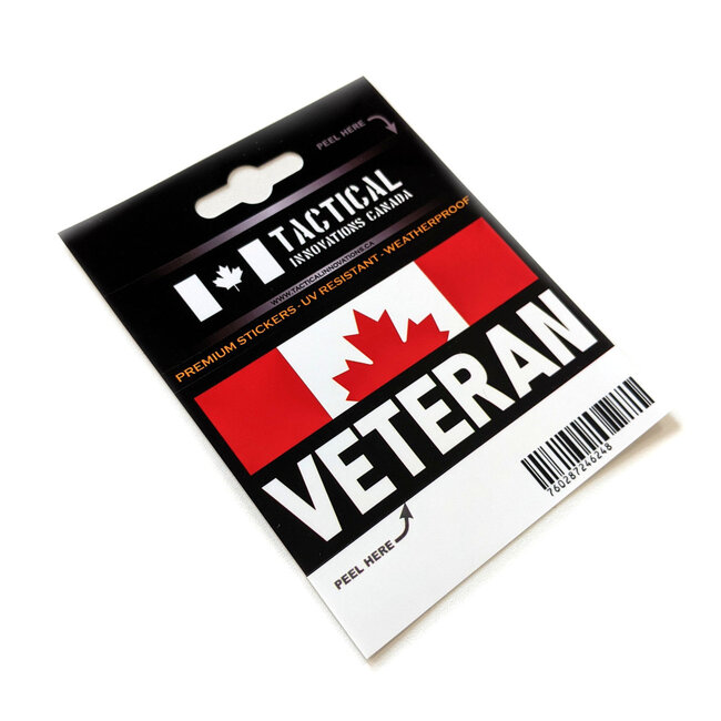 Tactical Innovations TIC Premium Stickers Veteran