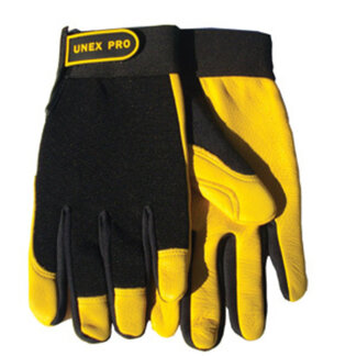 Unex General Purpose Glove XL Yellow Spandex Back