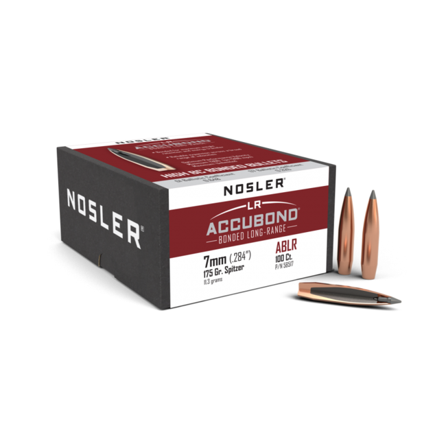 Nosler Accubond Long Range Bullets 7mm 175GR