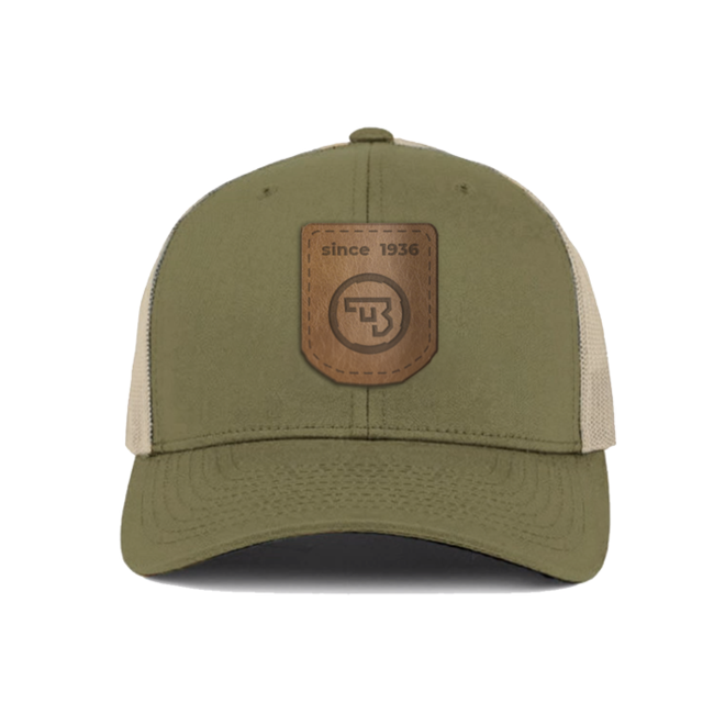 CZ Trucker Hat - Leather Logo