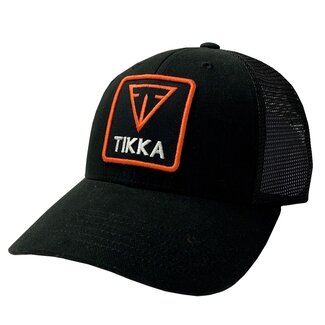 Tikka Trucker Hat Black & Black Mesh