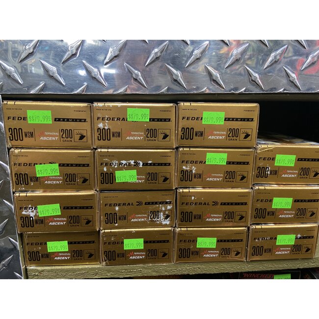 Federal Premium 300 WSM 200GR Terminal Ascent