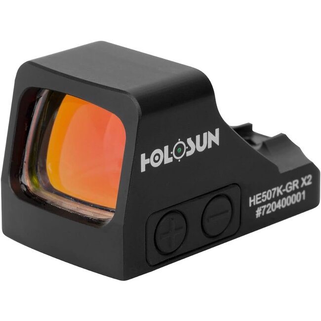 HoloSun HE507K-GR-X2 Compact Pistol Red Dot Sight Green ACSS Vulcan Red Dot