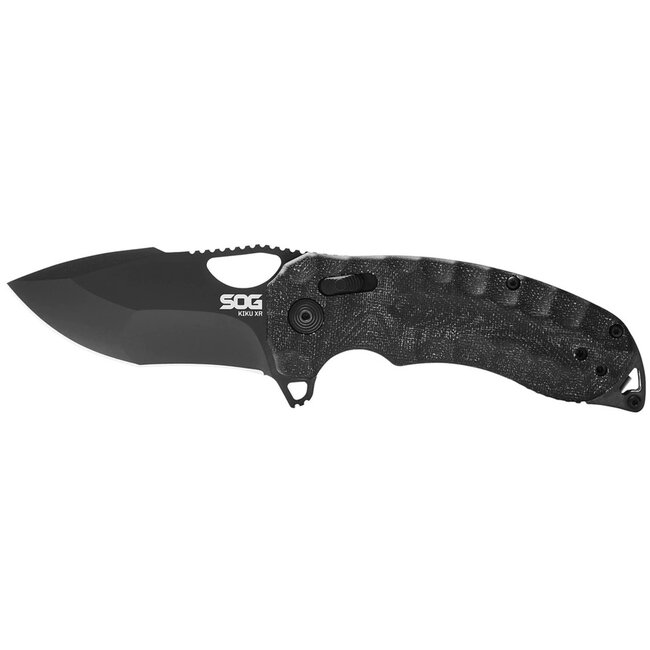 SOG Kiku XR Blackout Knife - The Ultimate Tactical and EDC Solution