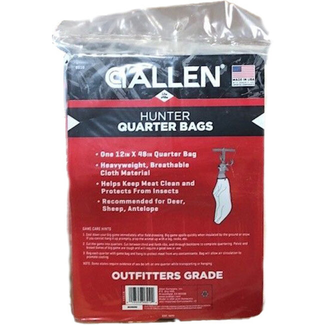 Allen Big Game Hunter Deluxe Quarter Bag 12"x48" Elk/M Pack of 4