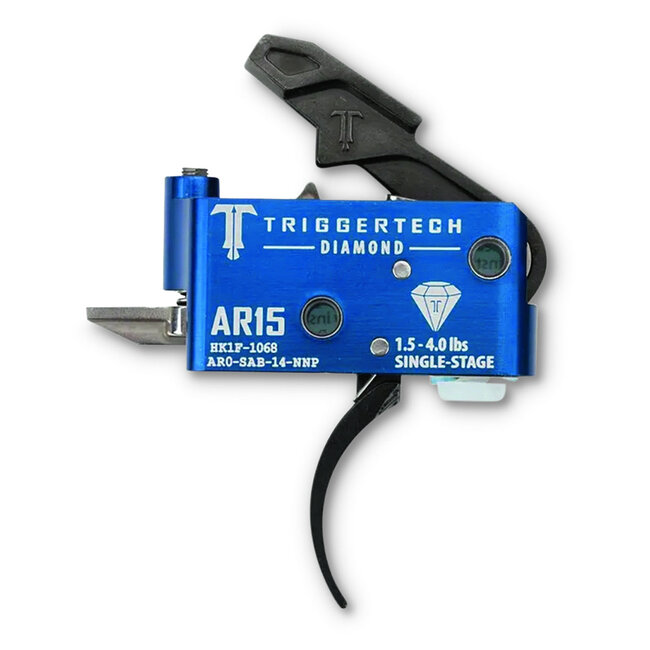 Trigger Tech AR-15 Diamond blk 1.5-4 lbs curved
